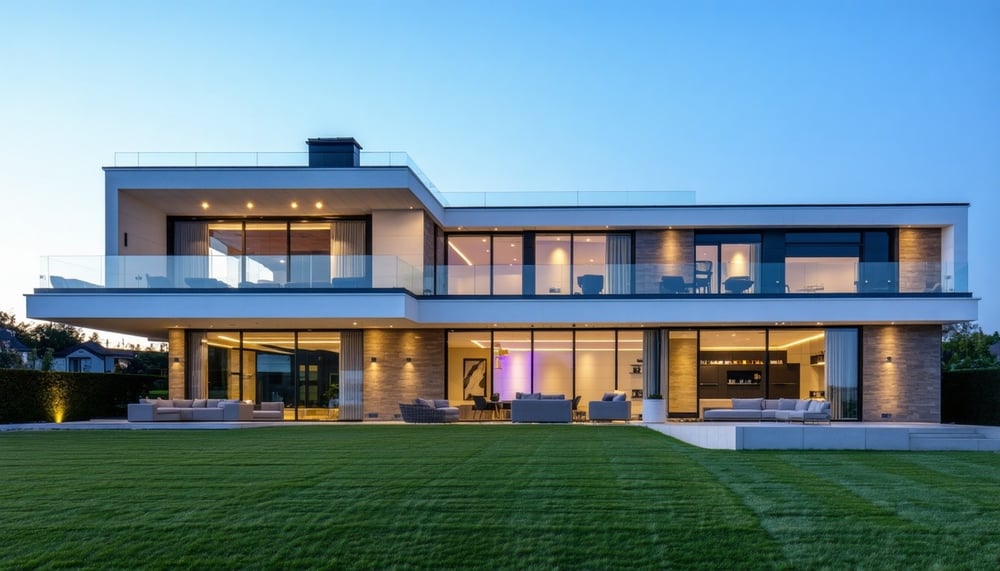 A modern house representing real estate opportunities